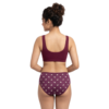 Maroon Butterfly Printed Panties 3