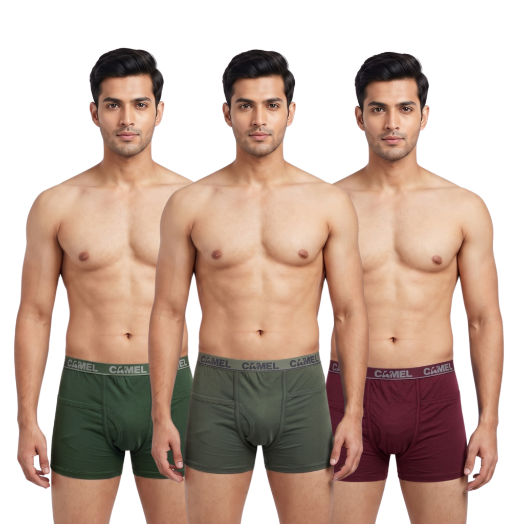 CAMEL MEN’S TRUNK (PACK OF 3)