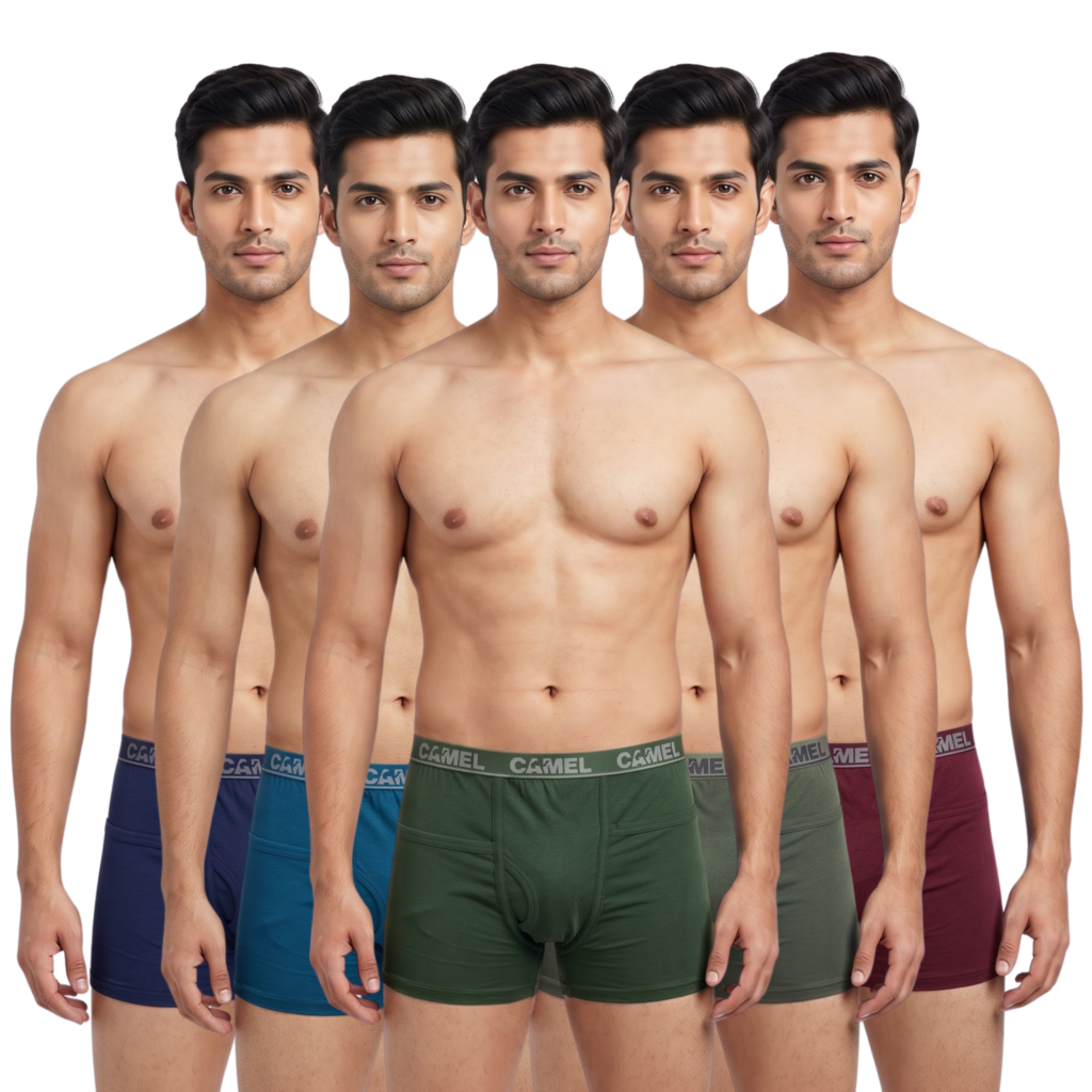 CAMEL MEN’S TRUNK (PACK OF 5)