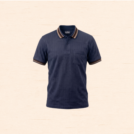 Textured Polo T-Shirt with pocket